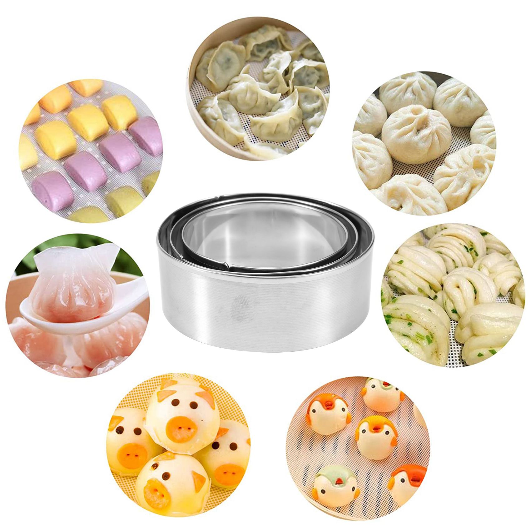 Conjunto de 8 peças para fazer - Gyoza Dumpling Maker avaliação e preço