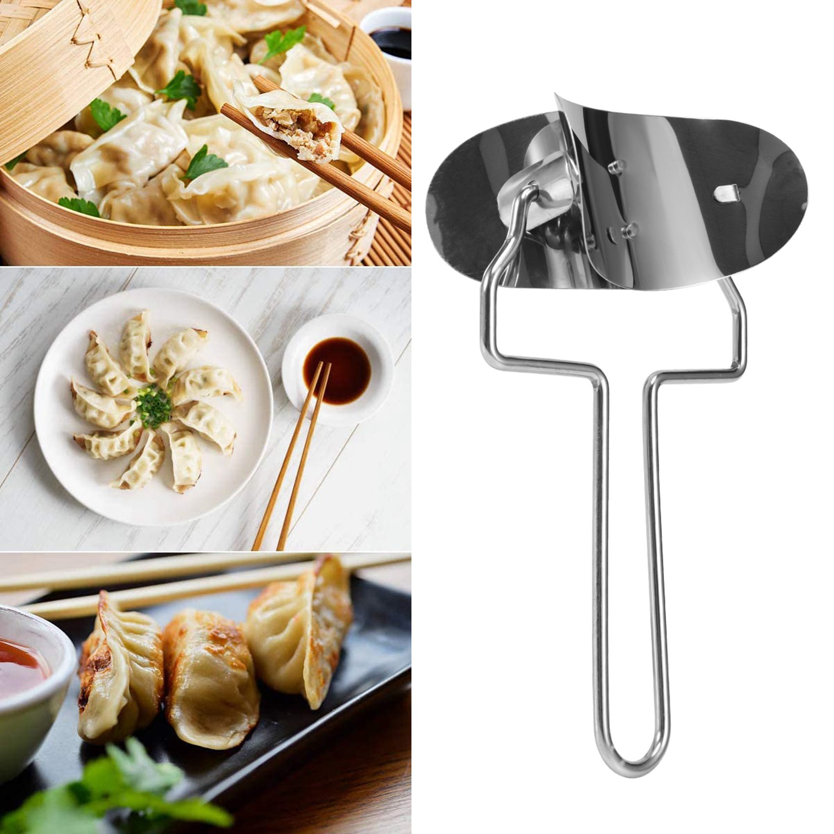 Conjunto de 8 peças para fazer - Gyoza Dumpling Maker avaliação e preço