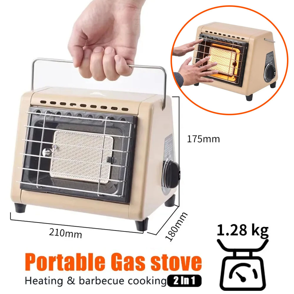 Aquecedor a Gás Portátil 2 em  - Home Cooking Heater avaliação e preço