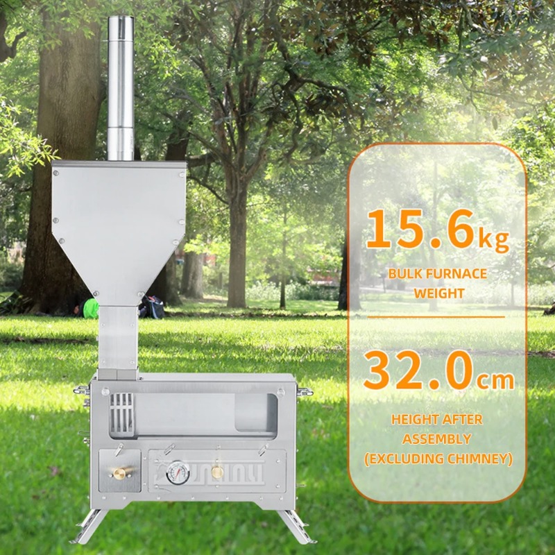 Aquecedor de madeira portátil  - Home Cooking Heater avaliação e preço